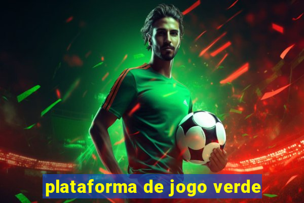 plataforma de jogo verde